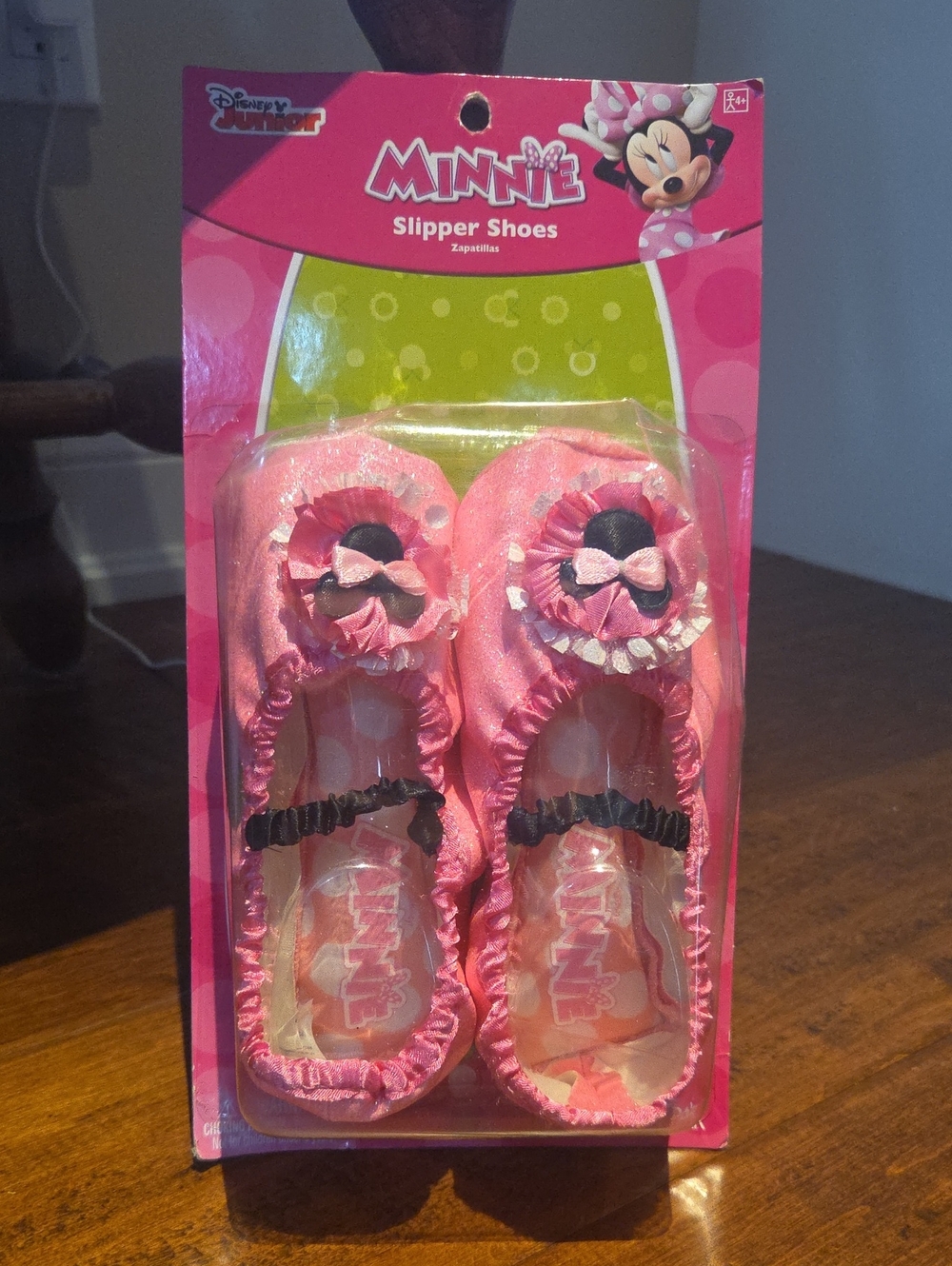 Pink Girls' Minnie Mouse Disney Junior Slipper Shoes